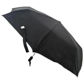 Paraguas Plegable Carmelita Para El Sol Y La Lluvia, Negro