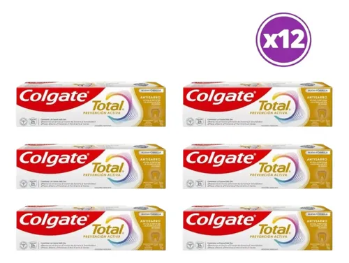 D_698966-Mlc109232072324_042026-O.webp Pack 12 Colgate Pasta De Diente Total Antisarro 90 G - Imagen 1