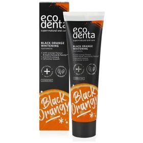 Pasta Dental Vegana Naranja Y Carbón 100ml Blanqueadora Sin Flúor