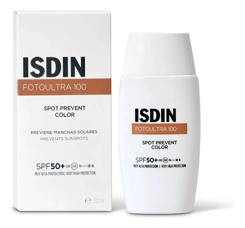 D_702948-Mlc79858954058_102024-O.jpg Isdin Fotoultra 100 Spot Prevent Color 50 Spf 50 Ml - Imagen 1