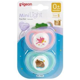 Chupete Odontológico Mini Light Talla S 2 Un Rosa Y Verde