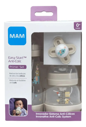 D_706498-Mlc111341983473_052026-O.jpg Mam Set Mamadera Anti-Colicos Primer Set 0+Meses - Imagen 1