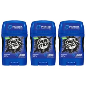 Pack Speed Stick Carbón Antitranspirante En Barra 50g X3 Lavanda