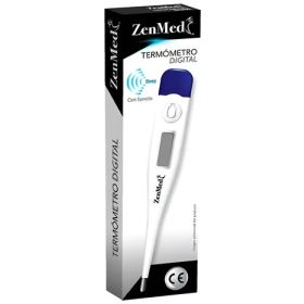 Termómetro Digital Zenmed Zmd-1624 Con Pantalla Y Alarma Blanco