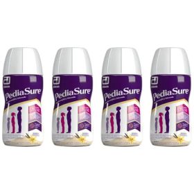 Pack Pediasure Liquido Sabor Vainilla 220ml X4 Vainilla
