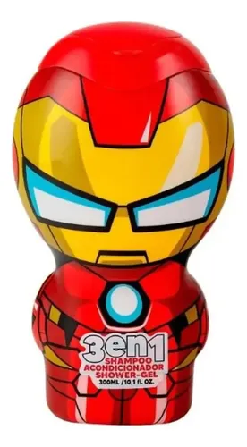 D_712977-Mlc112590046808_062026-O.webp Gelatti 3En1 Shampooo-Acond Marvel Iroman 300Ml - Imagen 1