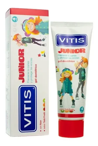 D_715839-Mlc51249469508_082022-O.webp Vitis Junior Gel Dentrifico Para Niños 75 Ml - Imagen 1