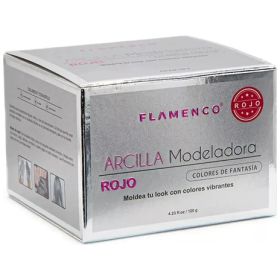 Flamenco Arcilla Modeladora Roja Para El Cabello 120 G
