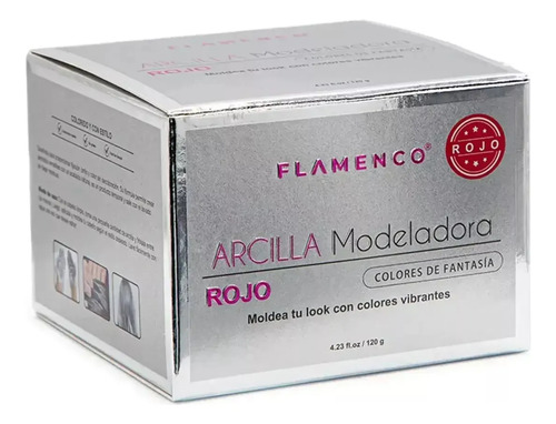 D_715932-Mlc113767759977_062026-O.jpg Flamenco Arcilla Modeladora Roja Para El Cabello 120 G - Imagen 1
