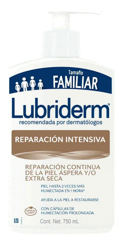 D_718210-Mlc47493253167_092021-O.jpg Lubriderm Crema Corporal Reparación Intensiva 750 Ml - Imagen 1