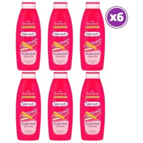 Pack 06 Simonds Shampoo Brillitos De Argán 400ml