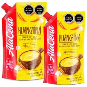 ALACENA HUANCAINA CREMA DE AJI Y QUESO 400G 2 UNIDADES