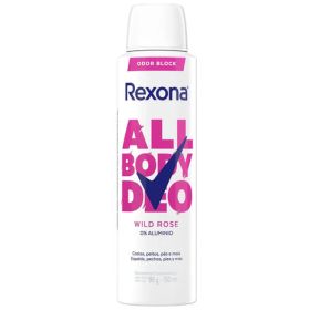 Desodorante Para Todo El Cuerpo En Aerosol Rexona Wild Rose, 150 Ml Aloe Vera