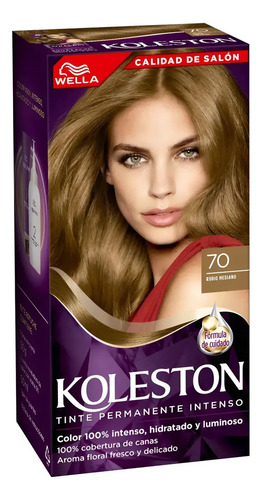 D_727249-Mlc113768935151_062026-O.jpg Koleston Tinte Permanente Intenso Color Rubio Mediano N°70 - Imagen 1