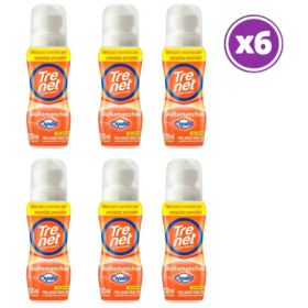 PACK 06 TRENET QUITAMANCHAS PRELAVADO 120ML ROLL ON