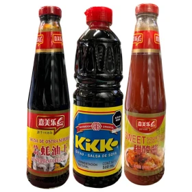 PACK SALSAS DE OSTRA - AGRIDULCE - SOYA  500ML c/u