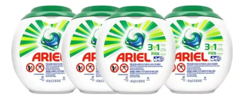 D_731797-Mlc77061240778_062024-O.jpg Pack 04 Ariel Pods Detergente 3 En 1 57 Capsulas Cu - Imagen 1