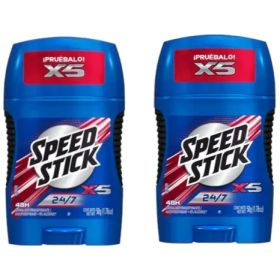 Pack Speed Stick X5 Antitranspirante En Barra 50g X2 Lavanda