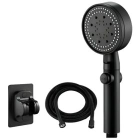CARLO KIT DE MANGUERA DUCHA TELEFONO CON SOPORTE NEGRO