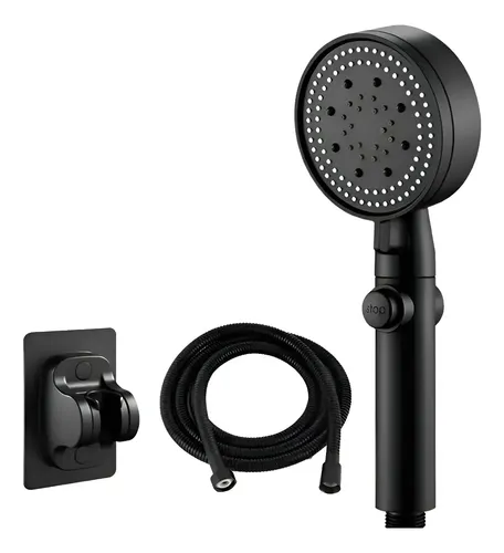 D_732482-Mlc112589757216_062026-O.webp Carlo Kit De Manguera Ducha Telefono Con Soporte Negro - Imagen 1