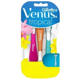 Gillette Venus Tropical Maquinas De Afeitar 3 Unidades