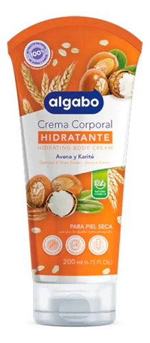 D_735044-Mlc101585306971_122025-O.jpg Algabo Crema Corporal Hidratante Avena Y Karité 200Ml - Imagen 1