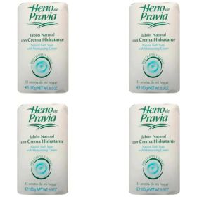 Heno De Pravia Pack 4 Unidades Jabon Hidratante 150gr