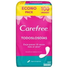 Protectores Diarios Carefree Los Días 100u
