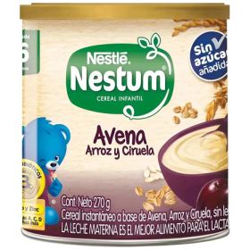 Nestum Cereal Infantil Sabor Avena-arroz-ciruela 270gr 6m