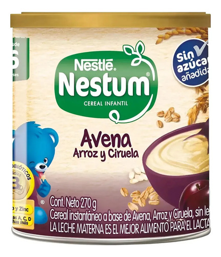 D_740735-Mlc113414575297_062026-O.jpg Nestum Cereal Infantil Sabor Avena-Arroz-Ciruela 270Gr 6M - Imagen 1