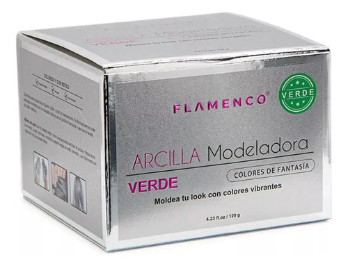 D_741579-Mlc83501815564_042025-O.jpg Flamenco Arcilla Modeladora Verde Para El Cabello 120 G - Imagen 1