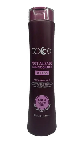 D_743863-Mlc69545510299_052023-O.jpg Rocco Acondicionador Post Alisado Sin Sal Y Sulfatos 400 Ml - Imagen 1
