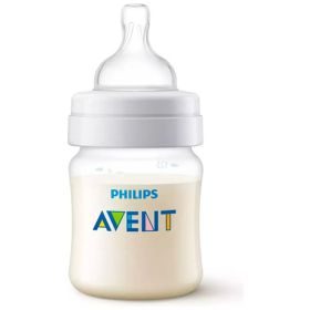 Biberón 0 M+ Anticólicos 125 Ml Avent 4oz - Scy100/15 Color Transparente Collarín