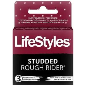 Preservativos de Latex Lubricados Studded 3u Lifestyles
