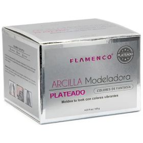 FLAMENCO ARCILLA MODELADORA PLATIADO PARA EL CABELLO 120 G
