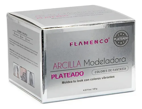 D_748024-Mlc113768370149_062026-O.webp Flamenco Arcilla Modeladora Platiado Para El Cabello 120 G - Imagen 1