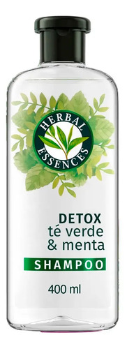 D_748091-Mlc75389218154_042024-O.jpg Shampoo Detox Te Verde Y Menta 400Ml Herbal Essences - Imagen 1