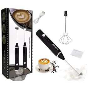Mini Batidor De Cafe Recargable 3 Velocidades
