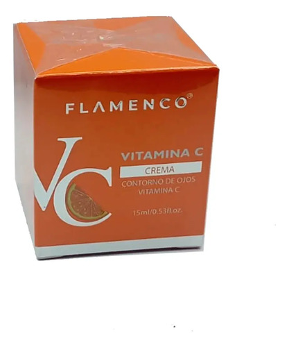 D_749165-Mlc83936802459_042025-O.jpg Crema Contorno De Ojos 15Ml De Vitamina C Flamenco Todo Tipo De Piel Día/Noche - Imagen 1