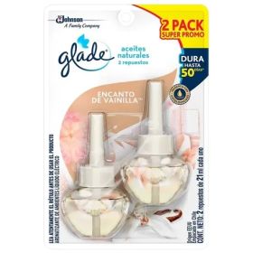 Glade Repuesto Aceites Naturales Encanto De Vainilla 2un