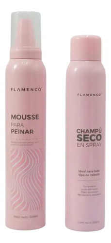 D_756055-Mlc104535818782_012026-O.jpg Pack Flamenco Shampoo En Seco Y Mousse 200Ml Cu - Imagen 1