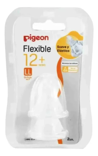 D_760609-Mlc112590375356_062026-O.jpg Pack Tetinas Pigeon Boca Estándar Ll - Imagen 1