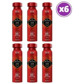 Pack 06 Old Spice V.i.p Desodorante Spray 96g