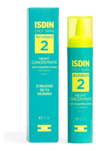 D_767330-Mlc100092625676_122025-O.jpg Isdin Oily Skin Acniben 2 Night Concentrate 27Ml - Imagen 1