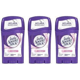 Lady Speed Stick Nacar Vitamina E Antitranspirante Gel 45g x3
