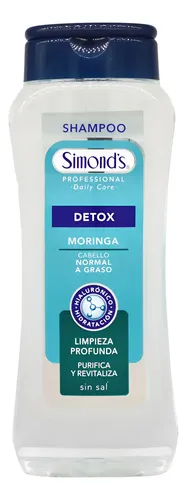 D_773116-Mlc90766528101_082025-O.webp Simonds Shampoo Detox Moringa Normal A Graso Sin Sal 410Ml - Imagen 1