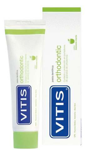 D_774746-Mlc48862226660_012022-O.jpg Vitis Pasta Dental Orthodontic Manzana Menta 100 Ml - Imagen 1