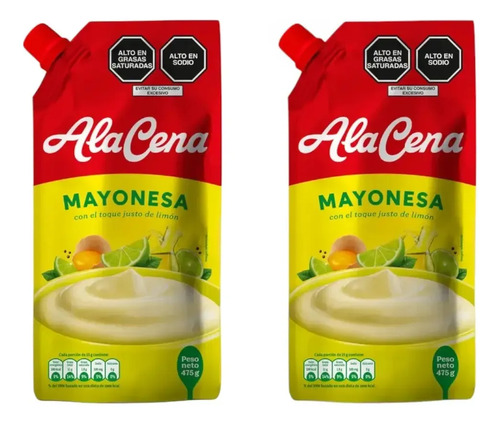 D_776797-Mlc112021067794_062026-O.jpg Pack 02 Mayonesa Alacena 400Gr - Imagen 1