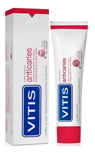 D_779701-Mlc51110371089_082022-O.jpg Vitis Pasta Dental Anticaries Previene Y Protege 100 Ml - Imagen 1