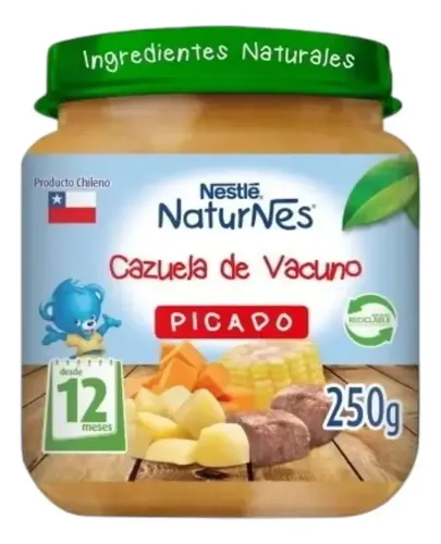 D_779893-Mlc112589408548_062026-O.webp Nestle Naturnes Cazuela De Vacuno Y Verduras Picado 250G0 - Imagen 1